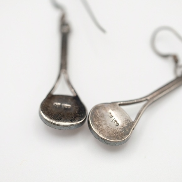 Rose Quartz Dangling Earrings SO CUTE 🙌🏻✨⏰💭🤝⌛️ BOHEMIAN - Picture 6 of 9